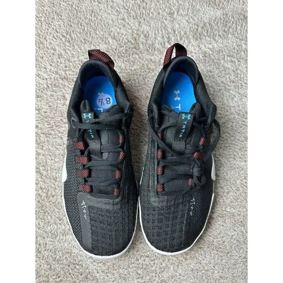 Under Armour Women's Reign 6 Training Shoes Size 8.5 Black New - Picture 4 of 14